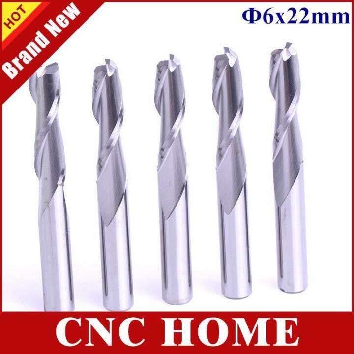 5pcs-6mm-shank-carbide-cnc-router-bits-2-two-flutes-carbide-milling-cutter-spiral-end-mill-สําหรับการตัด-mdf-อะคริลิคไม้-22-มม-cel