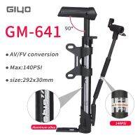 Giyo 120140psi ชั้นยืนจักรยานปั๊มแบบพกพา Air ยาง Inflator Prestaschrader วาล์ว Convertable MTB Road Bike ปั๊ม