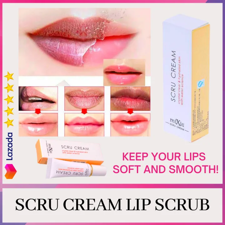 Authentic SCRU Cream. Beauty and Smooth lips. Repair Lips Peel Off