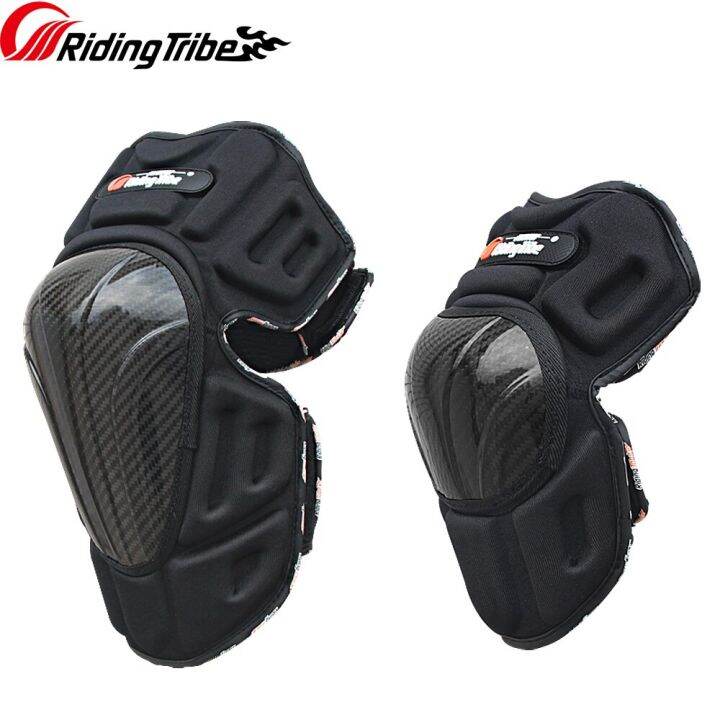 kneepads-elbowpads-motorcycle-protective-gear-carbon-fiber-breathable-warm-anti-collision-rider-body-elbow-and-knee-pads-hx-p18-knee-shin-protection