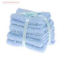 FactoryOutlete?Cheap? 1:12 dollhouse ผ้าขนหนูขนาดเล็กรุ่นห้องน้ำเฟอร์นิเจอร์ตกแต่งของเล่น