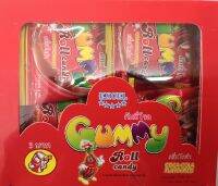 Gummy Roll กัมมี่โรล​ เยลลี่ม้วนกลิ่นผลไม้ รสโคล่า​ ขนาด8กรัม​ x​ 20ซองครับ