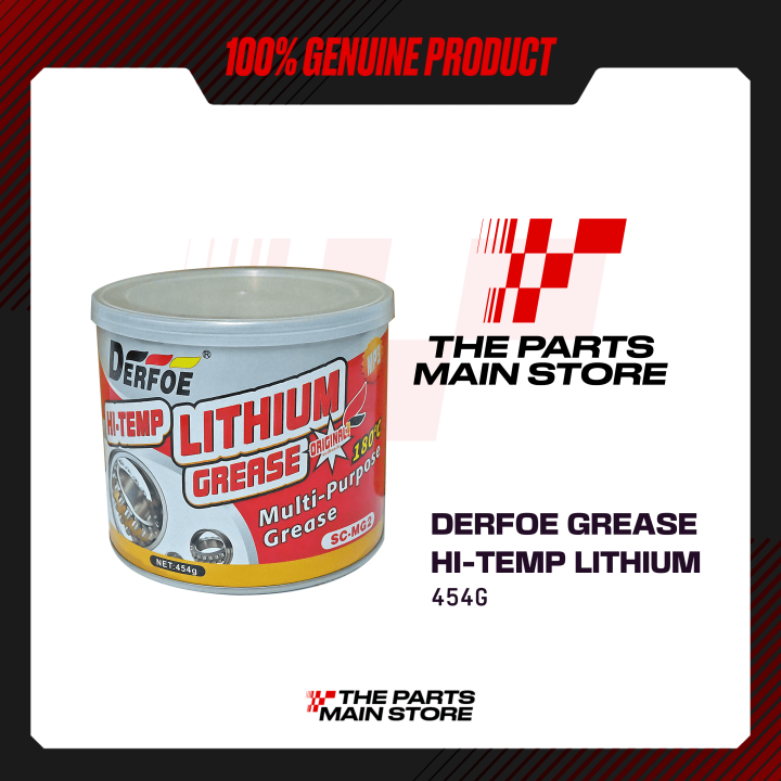 DERFOE HITEMP LITHIUM GREASE SCMG2 454G Lazada PH