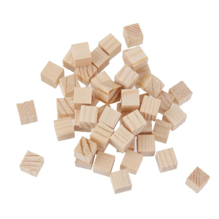 10mm Natural Wooden Cubes