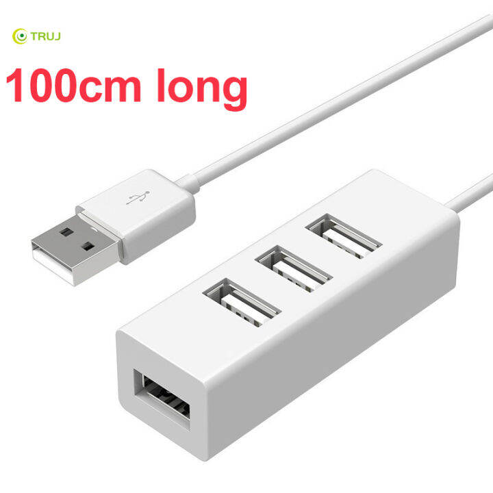 usb-ฮาร์ดไดรฟ์สี่พอร์ตตัวรองรับฮับ4พอร์ตที่ใช้สำหรับอุปกรณ์-usb-รองรับซอฟต์แวร์วิดีโอหลายรายการ