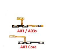 10 ชิ้นสําหรับ Samsung A03 Core A03s ปุ่มปรับระดับเสียง Flex Cable สวิตช์คีย์ด้านข้างเปิดปิดปุ่มควบคุมชิ้นส่วนซ่อม