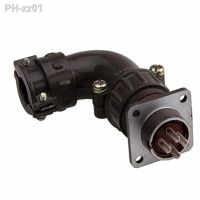 P20 4-core 25A aviation plug connector P20K6S P20J6A formfitting elbow P type circular connector H02