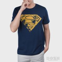 DOSH MENS T-SHIRTS SUPERMAN เสื้อยืดผู้ชาย คอกลม แขนสั้น WSMT5136-NV