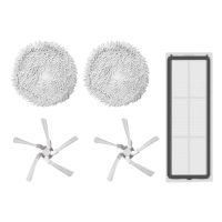 5Pcs for Xiaomi Dreame W10/W10 Pro Robot Vacuum Cleaner Washable Hepa Filter Mop Cloth Side Brush Replacement Parts