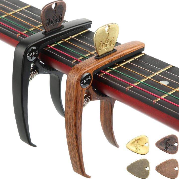 Silver Guitar Capo 612 Strings Acoustic Electric Guitar Capo Lazada PH