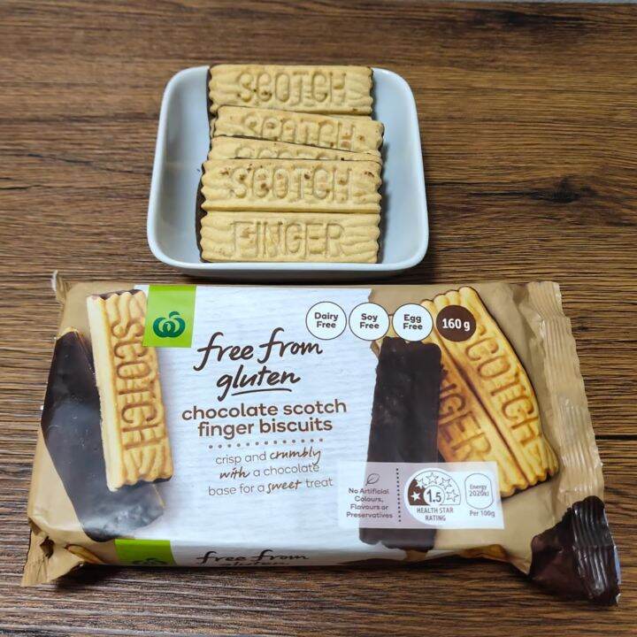 Woolworths Chocolate Scotch Finger Biscuits, 160g (assorted) 