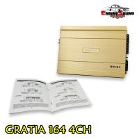 เพาเวอร์แอมป์ติดรถยนต์ GRATIA รุ่น GA164 4CH CLASS AB สีทอง หรูหรา เครื่องเสียงติดรถยนต์,เพาเวอร์ติดรถยนต์,เพาเวอร์แอมป์ติดรถยนต์,AMP ติดรถยนต์