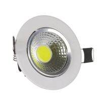 【♘COD Free Cas♘】 SDFW3242 ไฟไฟดาวน์ไลท์ Led หลอดไฟ Cob ติดเพดานในร่มไฟสปอร์ตไลท์ไฟแผงสีขาวกลมกำแพงฉากหลังโคมไฟตกแต่งโรงแรม