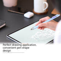 ปากกาสไตลัส DoubleEnd สำหรับเปลี่ยนหน้าจอสัมผัสปากกาสไตลัสของแท็บเล็ตความไวสูงสำหรับ Ipad (สีฟ้า)