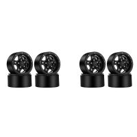 8PCS Plastic Beadlock 2.2 Wheel Hub Wheel Rims for 1/10 RC Crawler Car Axial SCX10 Wraith Capra RR10 Traxxas TRX4 D90