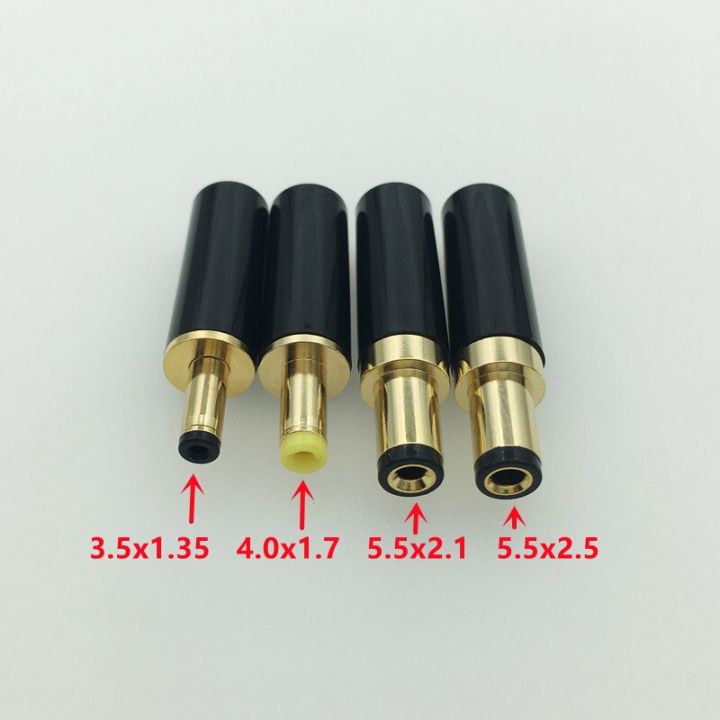2pcs-gold-plated-copper-dc-power-plug-5-5-x-2-5-5-5-x-2-1-4-0-x-1-7-3-5-x-1-35-mm-dc-male-jack-with-wire-clamp-connector-wires-leads-adapters