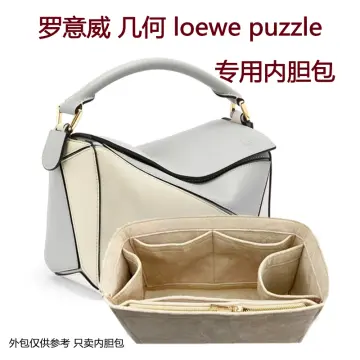 Loewe Multicolor Leather Mini Zig-Zag Puzzle Edge Shoulder Bag Loewe