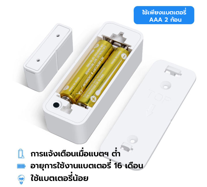 ราคาขายส่ง-sebo-bishamon-เซนเซอร์ประตูหน้าต่างอัจฉริยะ-ไร้สายไว-ไฟ-แจ้งเตือนในแอพบนมือถือทันทีเมื่อเปิดปิด-ใช้ร่วมกับไซเลนได้