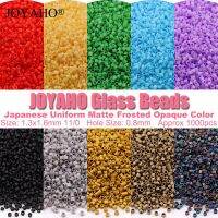 1000pcs 11/0 DB Glass Beads 1.3x1.6mm Frosted Metallic Matte Macaroon Opaque Color Japanese Seedbeads for DIY Jewelry Making Beads