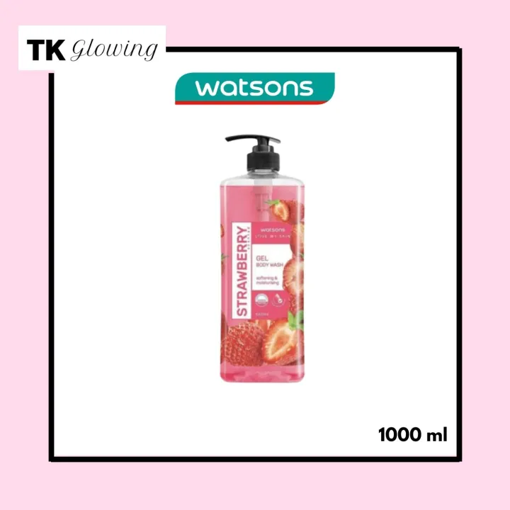 WATSONS Strawberry Scented Cream Body Wash 1000 ml | Lazada Indonesia