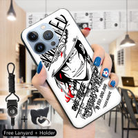 Volans เคสสำหรับ Apple iPhone 15 Pro Max 15 15 Pro แหวนใส่นิ้ว Lyard Shockproof อะนิเมะหนึ่งชิ้น Luffy Ace Zoro Sabo Sanji เคสสั่งซื้อเคส TPU แบบนิ่มฝาครอบโทรศัพท์ซิลิโคน