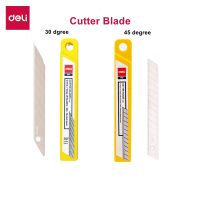 【YF】 DELI Cutting Blades Replacement 10PCS Pack Utility Paper Cutter Stationery