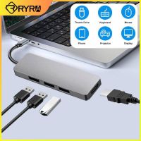 ✐ RYRA Type-c Extender Hub Hub Docking Station USB C One-to-Four Computer Splitter USB 3.0 Type C Extension Docking 4in1