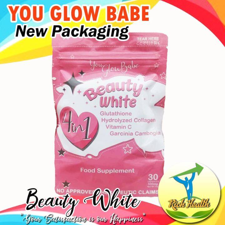 You Glow Babe Beauty White In Capsules Whitening Slimming Lazada Ph