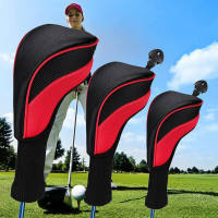 3Pcs Golf Club Head Covers Sets （ชุดไม้กอล์ฟ）Driver 1 3 5 Fairway Woods Headcovers Long Neck