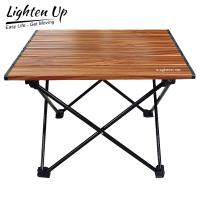 Lighten Up Aluminum Alloy Portable Ultralight Folding Camping Table Foldable Outdoor Dinner Desk For Family Party Picnic BBQ