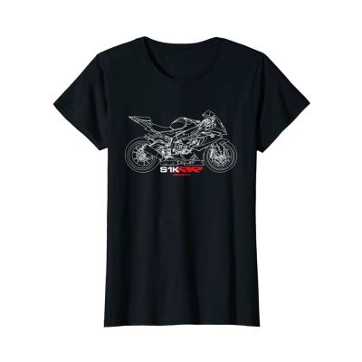 เสื้อยืดผ้าฝ้าย Sanc6 [พร้อมส่ง] เสื้อยืดแขนสั้น พิมพ์ลายรถจักรยานยนต์ Ridezza Motorcycle S1000Rr พลัสไซซ์ สําหรับผู้ชาย  U8JW
