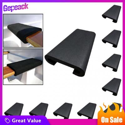 Gepeack โฟม EVA รูปตัวยู10ชิ้นเบาะรองเก้าอี้กันลื่นสีดำ