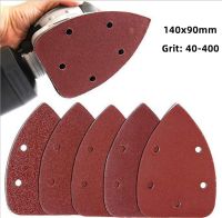 140x90mm Self-adhesive Sandpaper Triangle 5 holes Delta Sander Hook Loop Sandpaper Disc Abrasive Tools For Polishing Grit 40-400