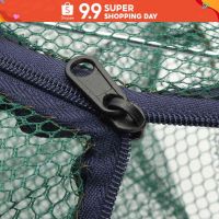 AIGONI Folding 6 Hole Fishing Net Fish Crab Shrimp Cage Mesh Trap Casting Net