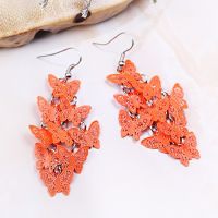 【YF】♘✔◕  2021 Trend Fashion Drop Earrings Colorful Feather Pendant Tassel Accessories Jewelry1Pair