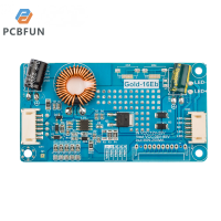 pcbfun แผงควบคุมทีวี LED ขนาด10-42นิ้ว,แผงแบล็คไลท์กระแสคงที่ทีวีจอแอลซีดีแผงควบคุมบอร์ดบูสเตอร์ DC 12-25V เป็น DC 35-85V