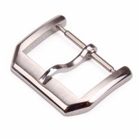 ：》《{ Stainless Steel Watchband Buckle Women Men Silver Solid Metal Watch Band Clasp Strap Accessories 12 14 16 18 20 22 23 24 26 28Mm