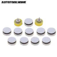 12pc 1 25mm Cotton Grinding Disc with 2.3 3mm Hook and Loop Backing Pad For Dremel 4000 Woodworking Polishing Tools