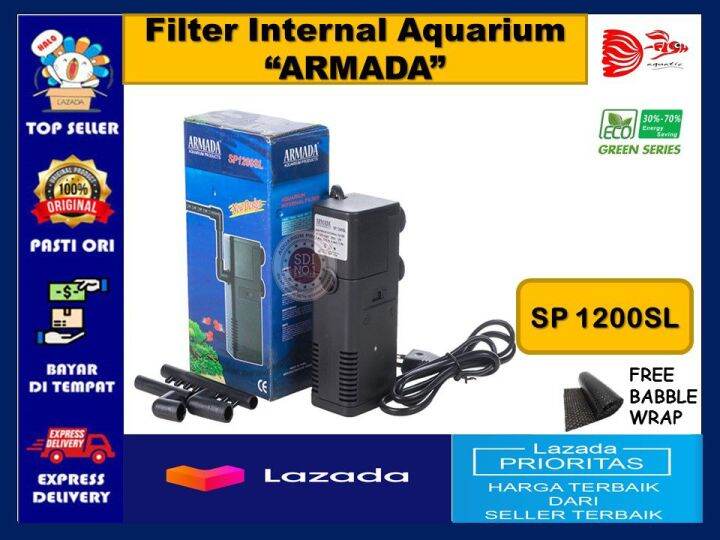 AQUARIUM INTERNAL FILTER ARMADA AR SP 1200 SL AQUASCAPE murah filter internal ar sp 1200sl