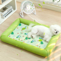 Summer Dog Bed Cat Cushion Puppy Sleep Nest for Small Medium Large Dog Cat Ice Silk Cool Mat Kennel Cooling Rattan Matress