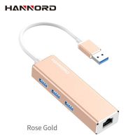 Hannord 4 In 1 Usb Type C ฮับต่อพ่วง Converter/usb ฮับ3.0เพื่อ Usb3.0 100M/1000Mbps Rj45พอร์ตอิเทอร์เน็ตอะแดปเตอร์สำหรับแล็ปท็อป Lan