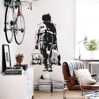 ✁ Wall Decal BANKSY ASTRONAUT Street Art Sticker Spaceman Graffiti Urban Interior Design Urban Decor Waterproof Wallpaper 2136