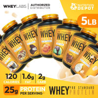 Whey Labs 100% Whey Protein 5lbs - เวย์โปรตีนเสริมสร้างกล้ามเนื้อ