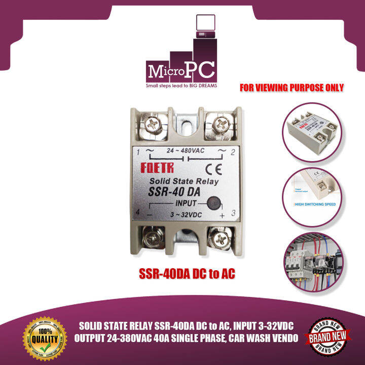 LClCTC (2pcs) Solid State Relay DD 3.3V 3V 5V 12V 24V 1.5A,Signal Relay For PLC,No Contact DC To DC;Input:3-32VDC;Output:5-60VDC;Din Rail