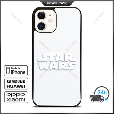 Starwars White Phone Case for iPhone 14 Pro Max / iPhone 13 Pro Max / iPhone 12 Pro Max / XS Max / Samsung Galaxy Note 10 Plus / S22 Ultra / S21 Plus Anti-fall Protective Case Cover