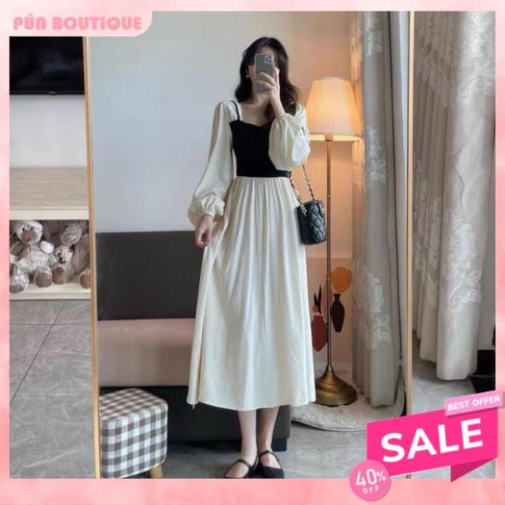 Mua Chân váy trắng bút chì ôm công sở nữ MOLA váy dài qua gối dáng dài có  xẻ sau vintage hàn quốc giá rẻ có bigsize co giãn - trắng,XL (58kg -