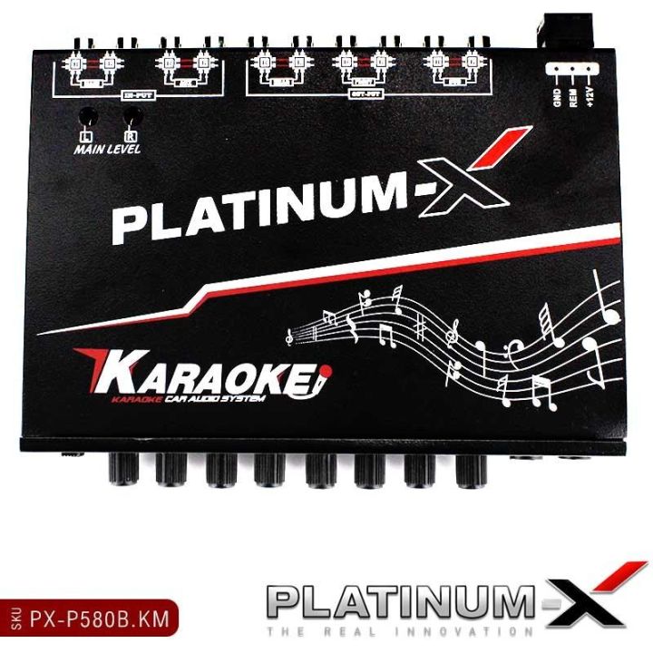 platinum-x-ปรีคาราโอเกะ-ช่องเสียบไมค์-2ช่อง-เสียบไมค์ร้องเพลงได้-ปรีแอมป์-เสียงดี-ปรีไมค์-ปรีแอมป์รถต์-ปรี-เครื่องเสียงรถยนต์-karaoke-585-20k-595