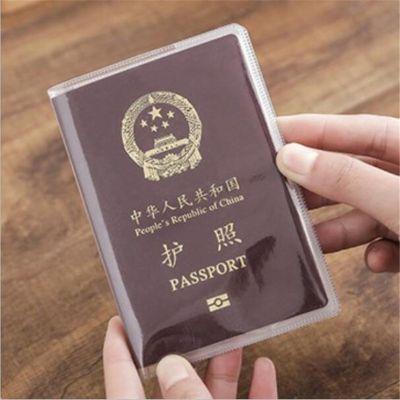 [hot]Travel Waterproof Dirt Passport Holder Cover Wallet Transparent PVC ID Card Holders Business Credit Card Holder Case Pouch