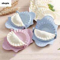 CHEPIN อินเทรนด์ หลากสี อุปกรณ์ครัว Jiaozi Maker แบบพกพา ราวิโอลี่โมลด์ แม่พิมพ์เกี๊ยว อุปกรณ์ทำเกี๊ยว ฟางข้าวสาลี