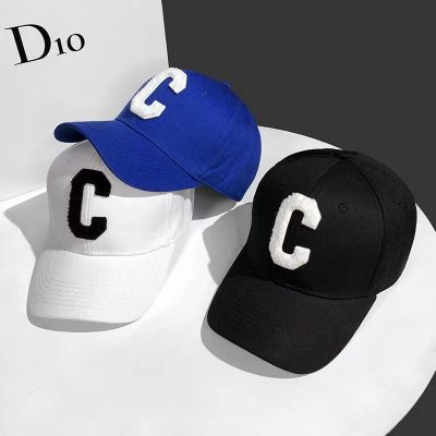 แฟชั่นใหม่หมวกเบสบอลสำหรับผู้หญิงและผู้ชายผ้าฝ้ายนุ่มหมวกด้านบนเย็บปักถักร้อยจดหมาย C ฤดูร้อนอาทิตย์หมวกลำลอง Snapback หมวก kpop